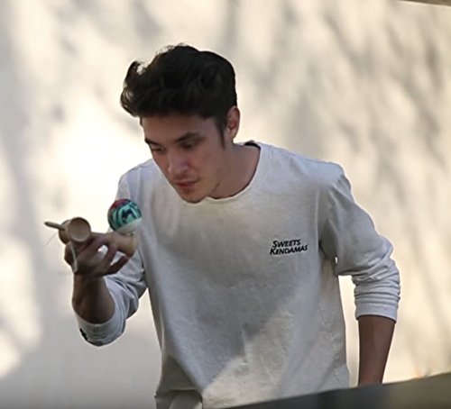 sweets kendamas grain split boost kendama improves hand eye coordination reflexes premium skill toy extra string accessory gift bundle laser tag