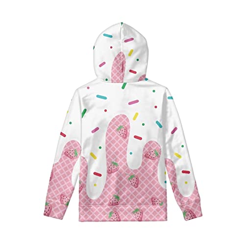 Belidome Kids Hoodie Girls Boys Pullover with Front Pocket Hooded Tops T-shirt Long Sleeve Activewear Sweater2