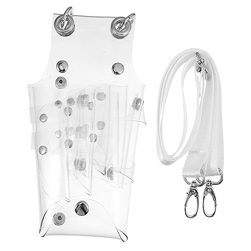TOVINANNA Hair Tool Bag Barber Scissors Pouch Transparent Hair Scissors Holder for Stylist