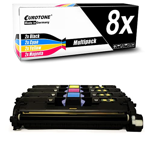 Toner Canon LBP5200 EP-701 Eurotone résout pannes encre lot de 8