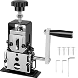 Geeignet für 1–70 mm² Draht: Diese elektrische Abisolierzange kann verschiedene Arten von Drähten mit einem Durchmesser von 1–70 mm² verarbeiten, indem 3 verschiedene Größen von Zuführlöchern verwendet werden. Sie können auch den Abstand zwischen dem Ausschnitt und der Walze nach Bedarf einstellen.
