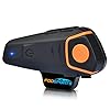 Motorfiets Intercom Bluetooth Headset, Fodsports BT-S2 Motorhelm Intercom Communicatiesystemen voor paardrijden, skiën…
