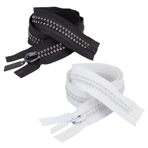 Fermeture éclair de rechange pour réparer un zip cassé sur veste ou manteau d'hiver