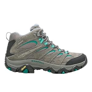 Merrell Women’s Moab 3 Mid Waterproof (J035850) 12, Granite/Marine