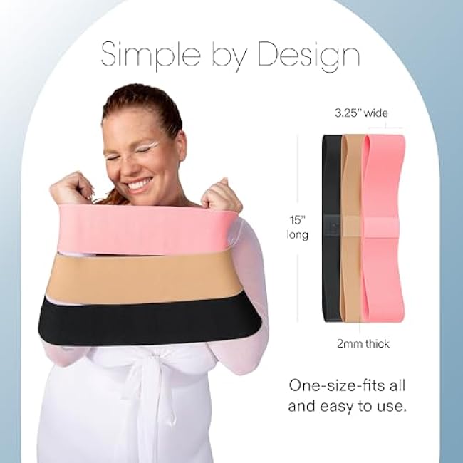 Bala Bands Resistance Bands for Women & Men, 3-Pack - Elastic Exercise Bands for Working Out - Wrist, Ankle, Legs & Booty Bands - Workout Resistance Bands for Yoga, Pilates, Strength Training