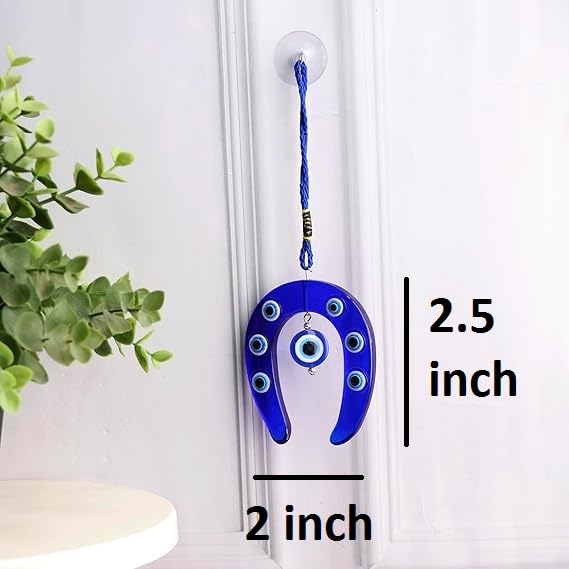 Multicolore lot de 1 amulette Evil Eye murale suspendue traditionnelle - 3