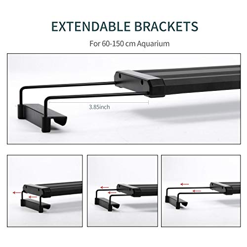 JOYHILL LED Aquarium Lights with Timer, Dimmable,Super Bright LEDs Fish Tank Light for Aquatic Reef Coral Plants,Full Spectrum for 36"-48" Tank