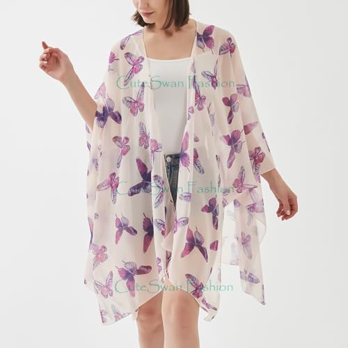 Cardigan kimono fluide long pour sublimer une tenue d'été ample - 2