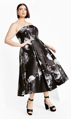 Image of City Chic Women's Plus Size Dress - Tiffany Bloom
