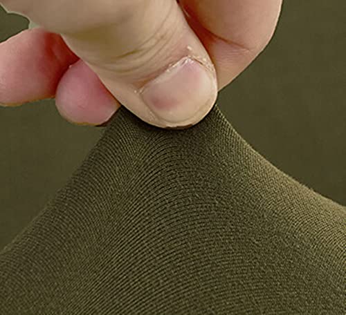 Housse de canapé 3 places pour rénover un sofa usé vert militaire 230cm