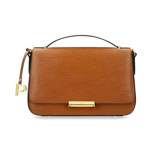 Sac à épaule Picard en cuir cognac, le crossover idéal pour vos journées urbaines