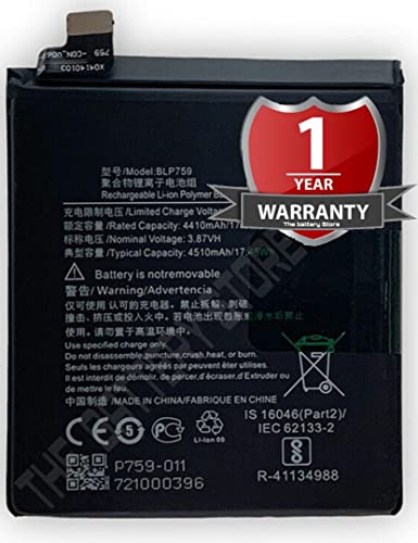 Image of THE BATTERY STORE Original BLP759 Battery for OnePlus 8 Pro - 4510mAh Battery with 1 Year warrenty and high capcity Battery Backup Carefully Check Your Phone Model and Purchase (for 1+8 PRO)