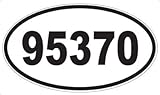 US Decal, Inc. Number 95370 Oval Sticker