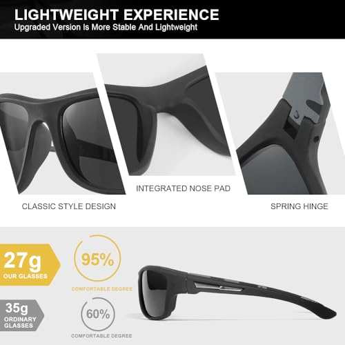 Sunglasses for Mens and Womens,Sun glasses for Cycling Driving Fishing4
