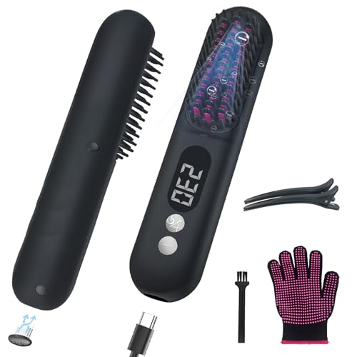 New go Brush pro 2026 - Cepillo alisador portátil inalámbrico miniatura 1