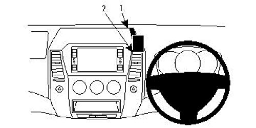 Brodit Proclip 654478 Center Mount Per Mitsubishi Challenger 10 – 14