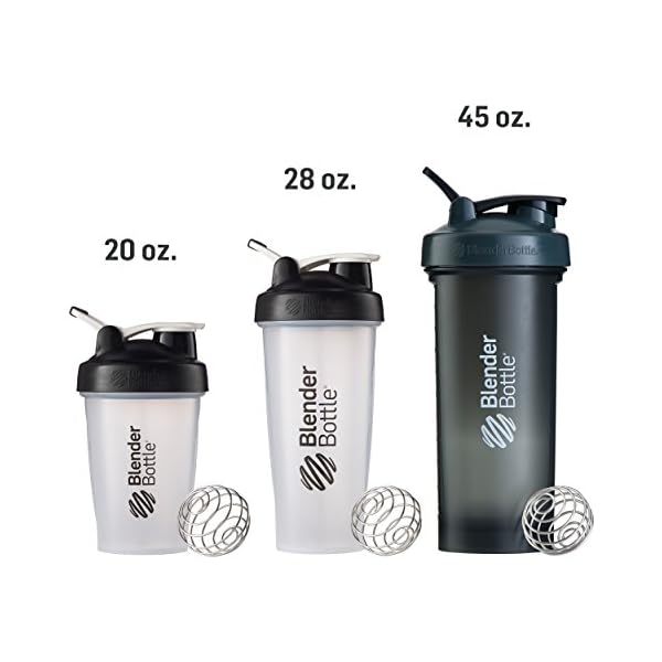 BlenderBottle Pro45 Shaker Cup | Protein Shaker Cup | Diät Shaker | Wasserflasche 50oz | mit BlenderBall | 1300ml – Bild 8