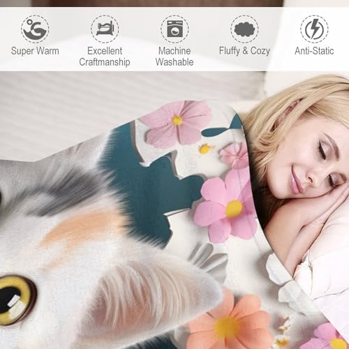 Manta para sofa de franela calida para noches de pelicula 6