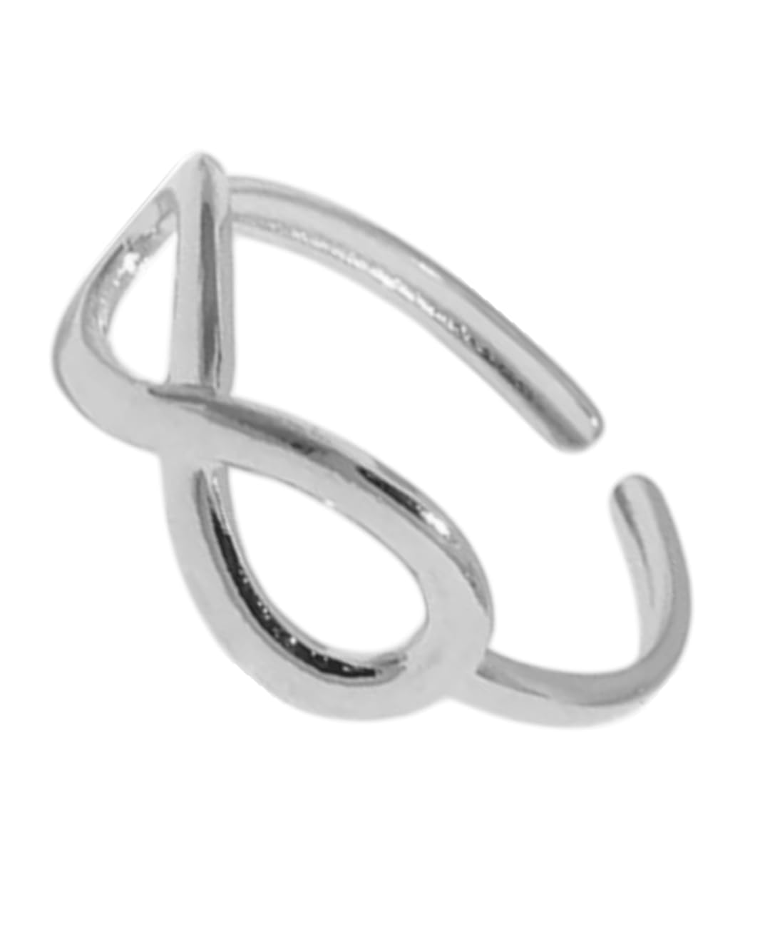 Positiva Jewelry Infinity Ring Damen – Offener 18K Vergoldet
