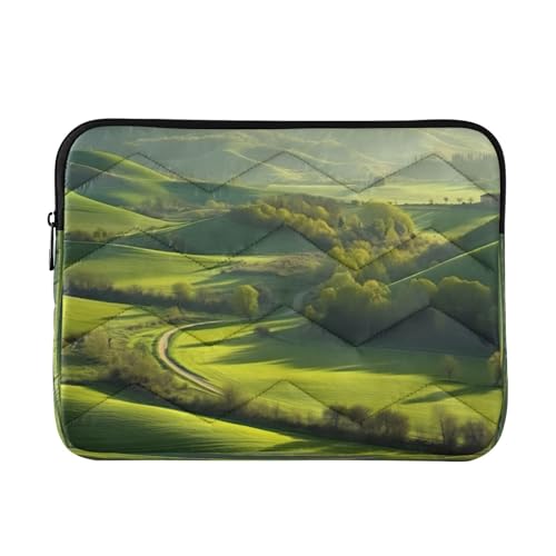 Funda para portátil Meadow Grassland de 13-14 pulgadas impermeable miniatura 1