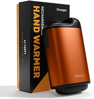 OCOOPA Union 5s Hand Warmers Rechargeable, 10000mAH Reusable Electric Handwarmer Power Bank, 4 Levels Heat Hand Heater,Portable USB Pocker Heater Battery Powered for Raynauds,Outdoor,Camping,Tech Gift