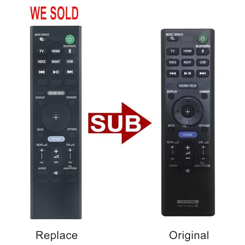 Télécommande RMTAH510U pour soirées cinéma avec Sony HT-A5000