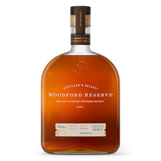 Woodford Reserve Kentucky Whiskey Bourbon Destilado Suave, Sabor Crema Tostada y Albaricoque 43,2 por ciento Vol, 700ml