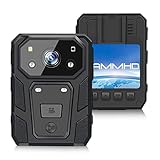 CAMMHD 1296P HD Body Camera with Audio and Video Recording 15Hours, 32GB Waterproof Night Vision...