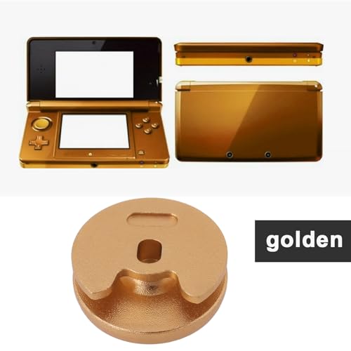 Image of 1pc Joystick Cap Metal Buttons Replacement Thumb Pad Cap Analog Compatible with Nintendo New 3DS 2DS XL LL Gold Metal Thumbstick Grip