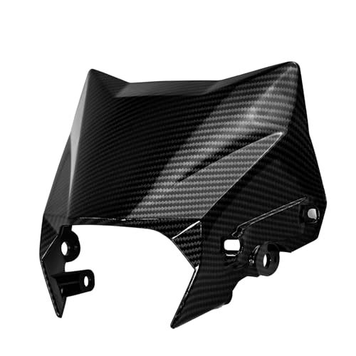 Headlight Cover for Surron Ultra Bee, Motorcycle Mudguard Fender, Imitate Carbon Fiber Windshield for Sur Ron Electric Dirt Bike (Water transfer glossy)