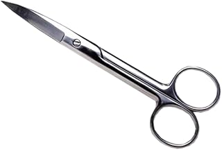 SAFIGLE Tijeras de cejas de acero inoxidable ...