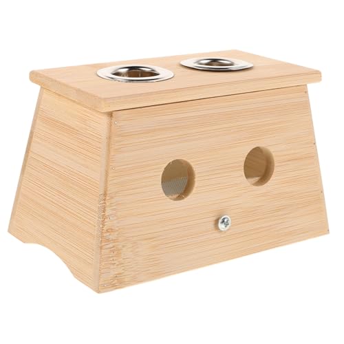 ADOCARN Caja De Moxibustión De Madera Portátil Herramienta De Acupuntura Para Masaje Moxibustión Diseño Para Efectiva Aplicación Cuerpo y Correas Ajustables