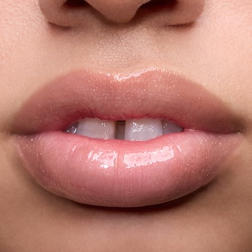 Image of ColourPop Fresh Kiss Glossy Lip Balm - Hydrating Lip Care Enriched with Peptides + Hyaluronic Acid - Pearlescent Shimmer Finish - Vegan + Cruelty-Free - Peach Mochi (0.49 oz)
