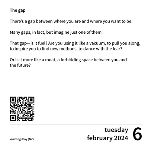 Ship It. 2024 Day-To-Day Calendar: A Year Of Doing Work That Matters. #TOP2