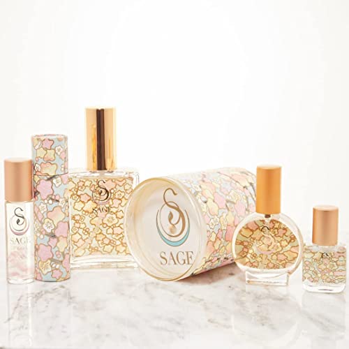The Sage Lifestyle Pearl Eau De Toilette Spray Perfume (0.5 Oz/15 Ml) - Travel Perfume, Vegan Perfume Oil - Feel Subtle Hint Of Sandalwood, Fresh Musk & Vanilla #TOP1