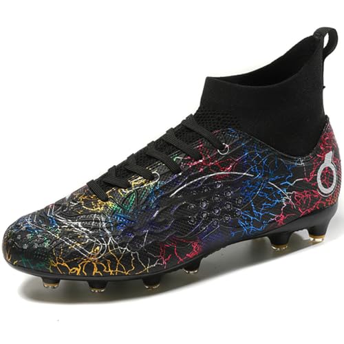 PiDaGlobal Fußballschuhe Herren Professionelle Kinder High Top Kunstrasen...