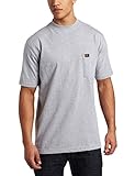 RIGGS WORKWEAR by Wrangler Men's Pocket T-Shirt, Ash Heather, X-Large