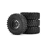 1:10 climb Rubber Type 1.9 Inch Wheels Rims and tire with Foam Inserts (4) for 1/10 Scale RC remote control...