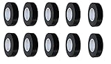 Lissek 10 x PVC Isolierband Klebeband Isoband Isolationsband 16mm x 10m schwarz (0,078 EUR pro Meter)