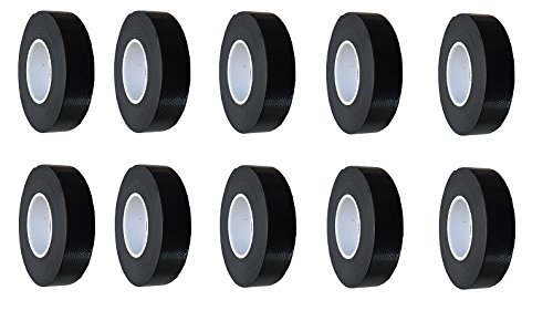 Lissek 10 cintas aislantes de PVC, 16 mm x 10 m, color negro (0,078 EUR por metro) Cover