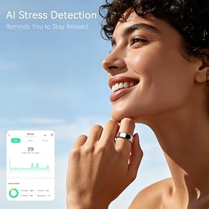 2026 Smart Ring For Women & Men, Sleep Health Fitness Tracker, Silver 10 — photo 6 of 6