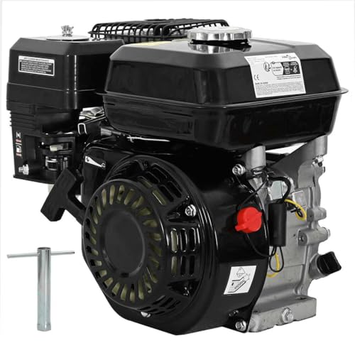 vidaXL Moteur à Essence 6,5 CH 4,8 KW Noir Moteur à Essence Cylindrée 196 CC