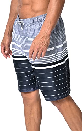 US Apparel Mens Swim Trunks with Pockets Swim Shorts Quick Dry 4-Way Stretch Material Mesh Lining Beach Swimwear4