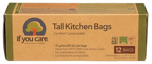 If You Care Tall Kitchen Bags, 13 gal, 12 Count