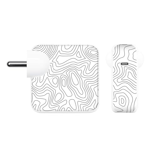 Image of Capes India Protective Adapter Skin Cover Compatible with MacBook Adapter 30W| Not a Case | Vinyl Skin Sticker (Tornado)