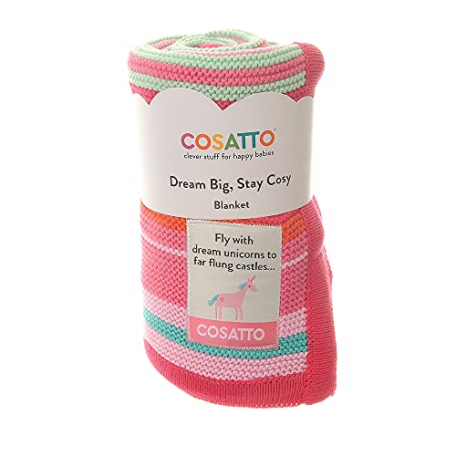 Couverture bébé Cosatto 100% coton peigné de qualité supérieure rose - 3