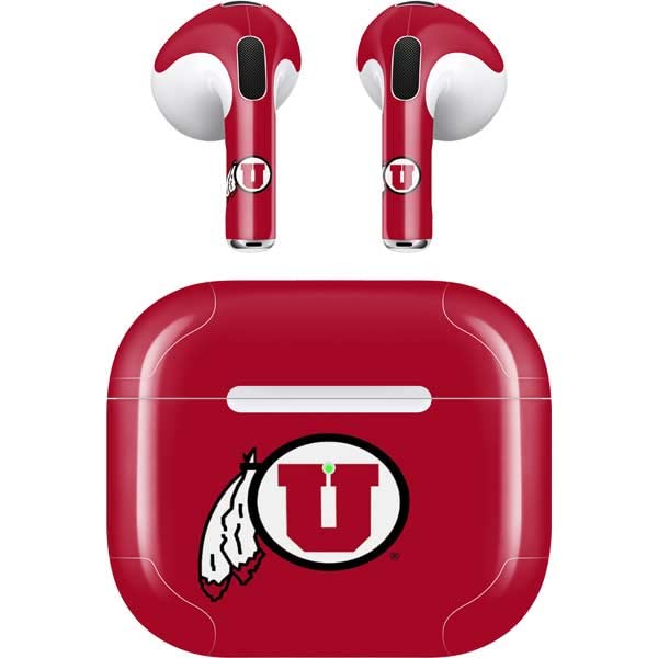 Skinit Decal Audio Skin Compatible with Apple AirPods (3rd Gen, 2021) - Officially Licensed University of Utah Design