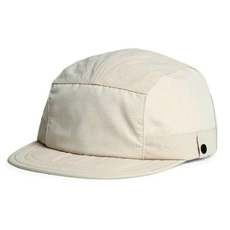 Baseball Cap Splicing Quick-Drying Flat Brim Hat for Men and Women Retro Sun Hat