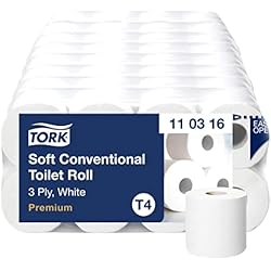 Papel Higiénico Tork Precio Tork 110316 - Pack de 8 rollos de papel higiénico x 250 hojas, 3 capas, color blanco