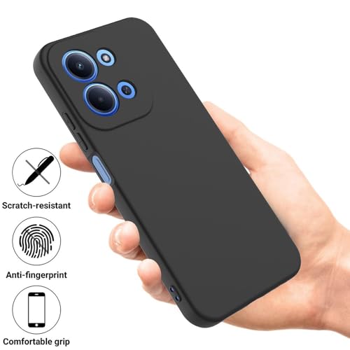 Image of Back Cover Compatible with Mi Redmi 15C 5G / Poco C85 5G | Full Camera Protection | Premium Liquid Silicon Case | Flexible Bumper Case for Mi Redmi 15C 5G / Poco C85 5G (Black)